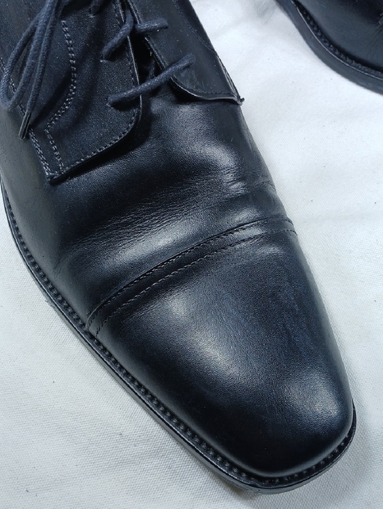 To Boot New York Black leather cap toe Oxford (Adam Derrick) main image 5